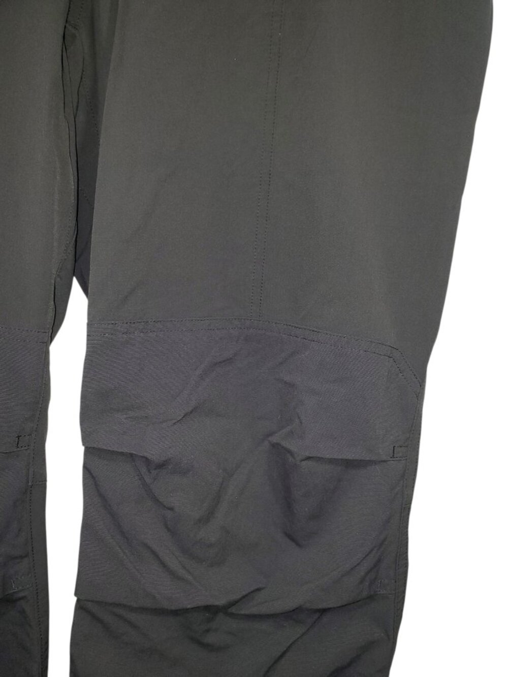 REI Co-op Screeline Hybrid Pants Women's 12P Petite Black Nylon Roll-Up Hiking - Picture 4 of 12
